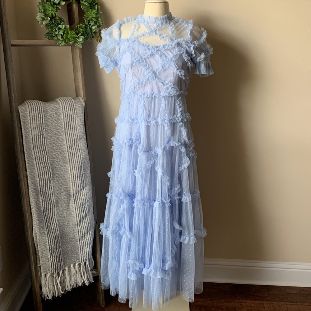 🆕Catchall lilac sheer mesh dress